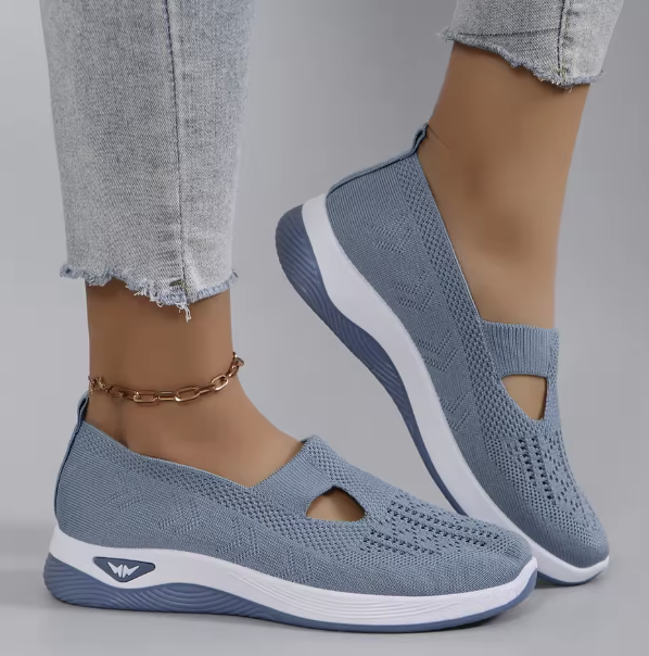 Lekkie buty sportowe damskie z siateczką