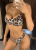 Strój kąpielowy bikini panterka