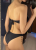 Strój kąpielowy bikini z ozdobną klamrą