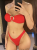 Strój kąpielowy bikini z ozdobną klamrą