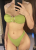 Strój kąpielowy bikini z ozdobną klamrą