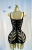 Czarna haleczka z siateczki modelująca sylwetkę. Seksowna koszulka nocna one size, elastyczna i wygodna. Idealna na romantyczny wieczór.