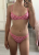 Modne bikini damskie z regulowanym wiązaniem. Dwuczęściowy strój kąpielowy podkreślający sylwetkę. Idealny na lato i wakacje.
