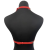 Czerwony harness damski z osłonkami na biust wykonany ze skóry ekologicznej. Regulowane paski, metalowe nity i efektowny design. Idealny do stylizacji BDSM, sesji zdjęciowych oraz odważnej bielizny erotycznej.